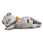 Мягкая игрушка Кот Басик сонный с карманом на молнии (пижамница), 50 см