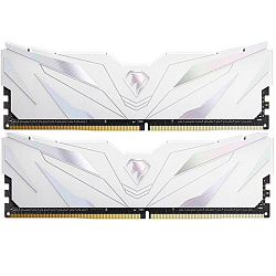Оперативная память DDR4 16GB (2x8GB) NETAC,  3600MHz, CL18, с радиатором, белый