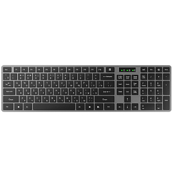 Клавиатура БП MAXVI KWS-02 черно-серая