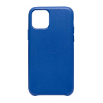 Задняя накладка LEATHER CASE для iPhone 12/12 Pro синий (не оригинал)