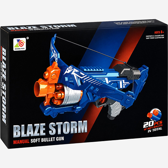 Бластер "Blaze Storm" с мягкими пулями УТМ01501742