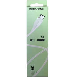 Кабель USB <--> Type-C  1.0м BOROFONE BX18 Optimal белый