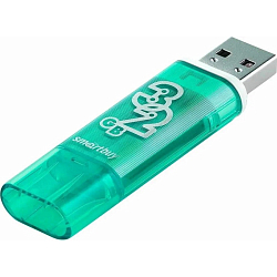 USB 32Gb Smart Buy Glossy series зеленый