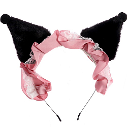 Карнавальный ободок «Ушки» с розовой повязкой 9895298