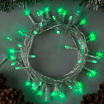 Гирлянда "Нить" 5 м, свечение зелёное, 8 режимов, IP20