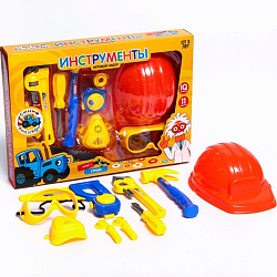Игровой набор инструментов Синий трактор, 11 предметов   7107390