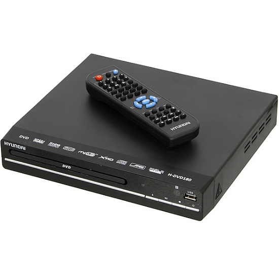 DVD плеер HYUNDAI H-DVD180 черный