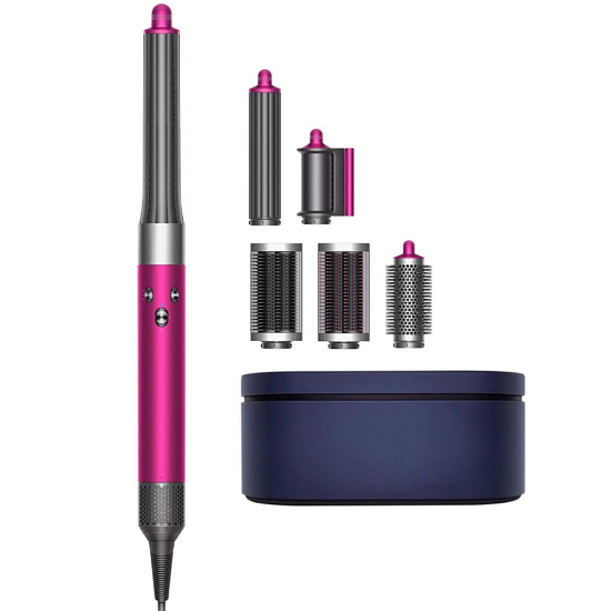 Стайлер Dyson HS05 Airwrap Long яркий никель/фуксия