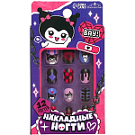 Накладные ногти детские «Забавная кошечка» , 12 шт.