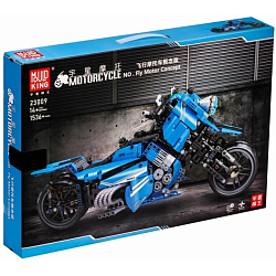 Конструктор MOULD KING 23009, мотоцикл, 1536 деталей, синий (арт.80002124)