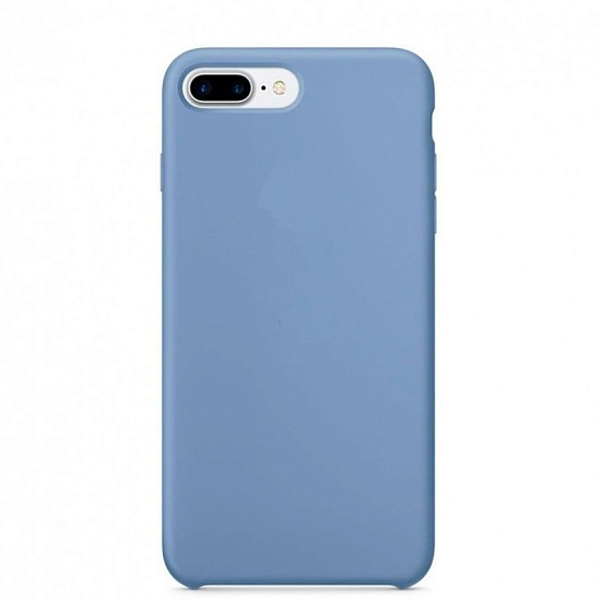 Задняя накладка Silicone Case для iPhone 7/8 Plus (16 сине-голубой)