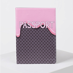 Обложка для паспорта, цвет коричневый