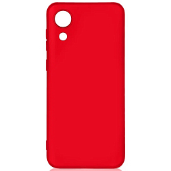 Силиконовый чехол SILICONE CASE для Samsung Galaxy A03 Core красный