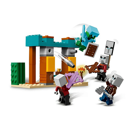 Конструктор LEGO Minecraft 21267 Сельский патруль в пустыне