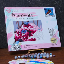 Картина по номерам на холсте с подрамником «Похищение Европы» Валентин Серов 40х50 см