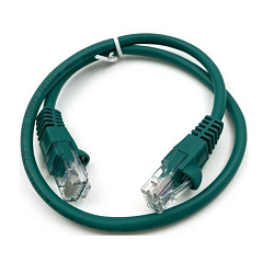 Патч-корд  1.0м Buro 5e RJ-45 зеленый