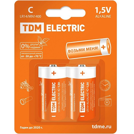 Элемент питания TDM LR14 C BP-2