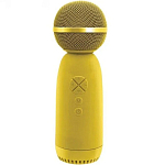 Микрофон БП Караоке AMFOX AM-MIC70 желтый