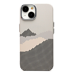 Задняя накладка Luxo Creative PC для iPhone 13/14 (125) (gray)