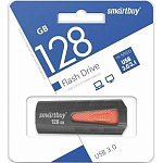USB 128Gb Smart Buy Iron чёрный/красный 3.0