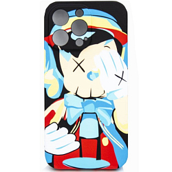 Силиконовый чехол LUXO для iPhone X ( № S28 KAWS )