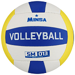 Мяч волейбольный MINSA SM 013, машинная сшивка, 18 панелей, р. 5, PVC