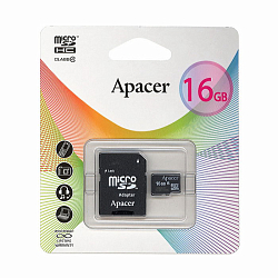 Micro SD 16Gb Apaser Class 10 с адаптером SD