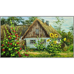 Алмазная мозаика «Домик в деревне», 50 × 30 см, 31 цвет 3633811