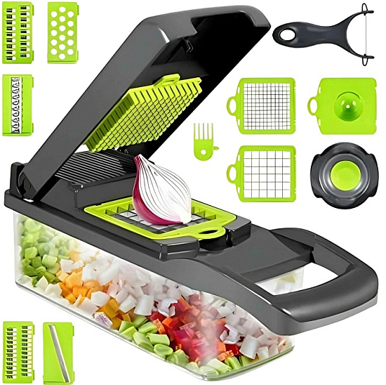 Овощерезка Veggie Slicer слайсер с контейнером 14 в 1