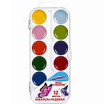 Краски ЮНЛАНДИЯ "ЮНЫЙ ВОЛШЕБНИК", медовые, 12 цв 192358