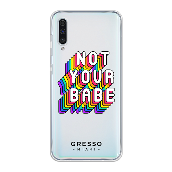 Задняя накладка GRESSO для Samsung Galaxy A50. Коллекция "No Limits". Модель "Not Your Babe".