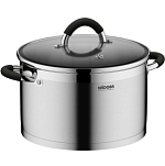 Кастрюля 6л NADOBA серия OLINA со стеклянной крышкой