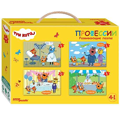 Напольный Пазл Step Puzzle "Три кота" (АО "СТС") средний