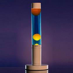 Лава-лампа Amperia Slim Оранжевая/Синяя (39см)