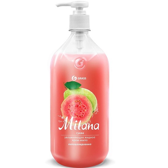 Жидкое крем-мыло GRASS Milana гуава, 1000мл (125429)