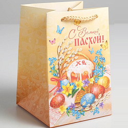 Пакет подарочный «С Великой Пасхой!», 12 х 18 х 12 см   5396849