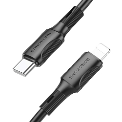 Кабель Lightning <--> Type-C  1.0м BOROFONE BX80, чёрный