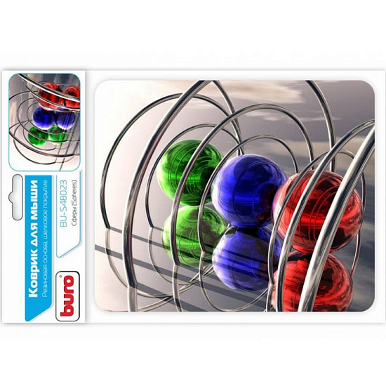 Коврик BURO BU-S48023 рисунок/сферы