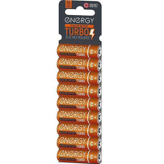 Элемент питания ENERGY LR06 Turbo 10KS (10/100/400)