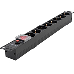 Аксессуар 5bites Блок розеток PDU819A-07 8S, AL, SWITCH, 1U, 19"
