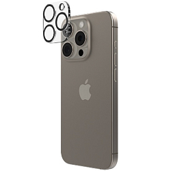 Противоударное стекло для камеры NONAME для iPhone 15 Pro цельное прозрачное