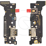 Шлейф (плата) для Xiaomi Redmi Note10 Pro+системный разъем+разъем гарн+мик (100%)