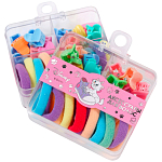 Набор подарочный, резинка для волос 10 шт., заколка крабик 10 шт., Коты аристократы 10048246