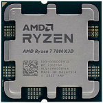 Процессор AMD RYZEN X8 7800X3D S AM5 OEM 120W 4.2-5.0Ghz 100-000000910
