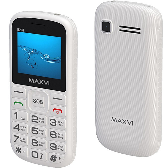 Телефон MAXVI B201 white
