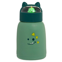 Бутылка для воды "Динозавр", 350 мл, стеклянная 7911996