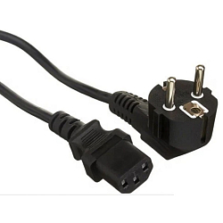 Кабель питания  1.8м ExeGate Power PC-1,8P (Евровилка Schuko->С13) VDE-250V-3*0.75-CU, 10A, черный