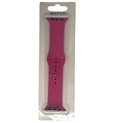 Силиконовый ремешoк NONAME для Apple Watch 42/44mm фуксия