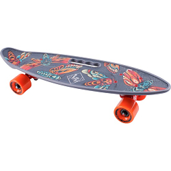 Скейтборд TECH TEAM Fishboard 23 print (mini) grey 1/4 TLS-409 mini