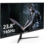 Монитор 23.8" ExeGate Combat EG2407CA IPS 1920x1080, 165 Гц, 1 мс, 16:9, 300 кд/м², HDMI, DP, 3.5 Jack, USB Hub, динамики (2x3 Вт), черный